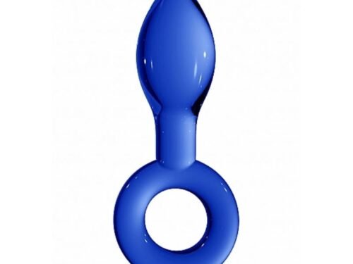 Γυάλινη Πρωκτική Σφήνα Μπλε - Shots Media