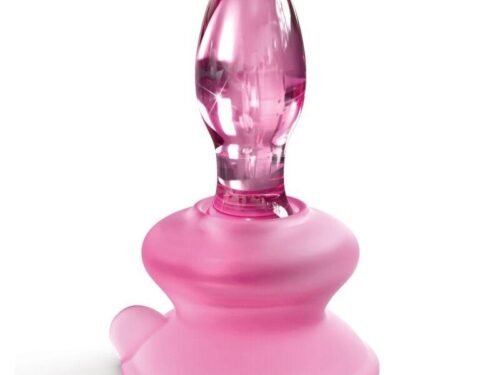 Γυάλινη Πρωκτική Σφήνα Με Βεντούζα - Pipedream